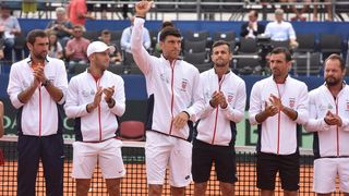 Otvorenje polufinalnog susreta Davis Cupa između Hrvatske i SAD-a