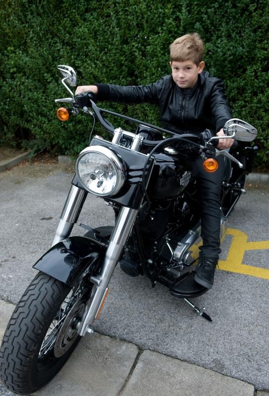 Zagreb – U prodavaonici i zastupnistvu Harley Davidson motora odrzani su Dan otvorenih vrata na kojem su posjetioci mogli razgledati motocikle i neke od njih isprobati. Photo: Davor Visnjic/PIXSELL