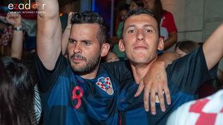 Zadar je gorio: Velika fešta nakon plasmana Vatrenih u finale Svjetskog prvenstva