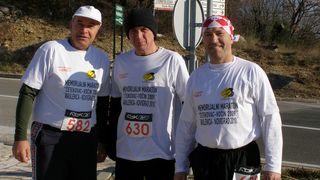 6. memorijalni maraton Maslenica – Posedarje – Novigrad, 23. siječnja 2010. (Foto: Josip Prskalo)