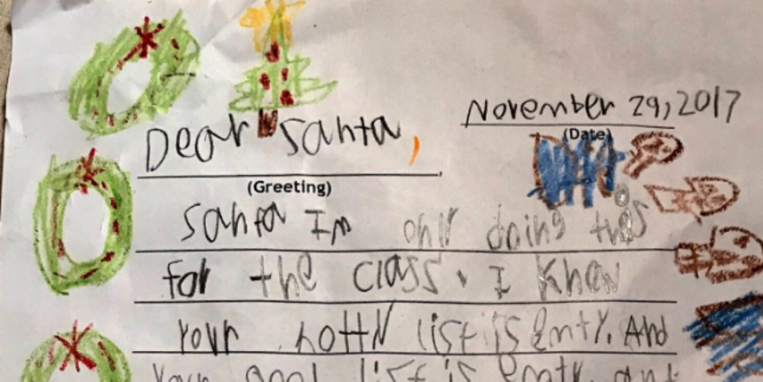 Pismo šestogodišnjaka Pismo šestogodišnjaka