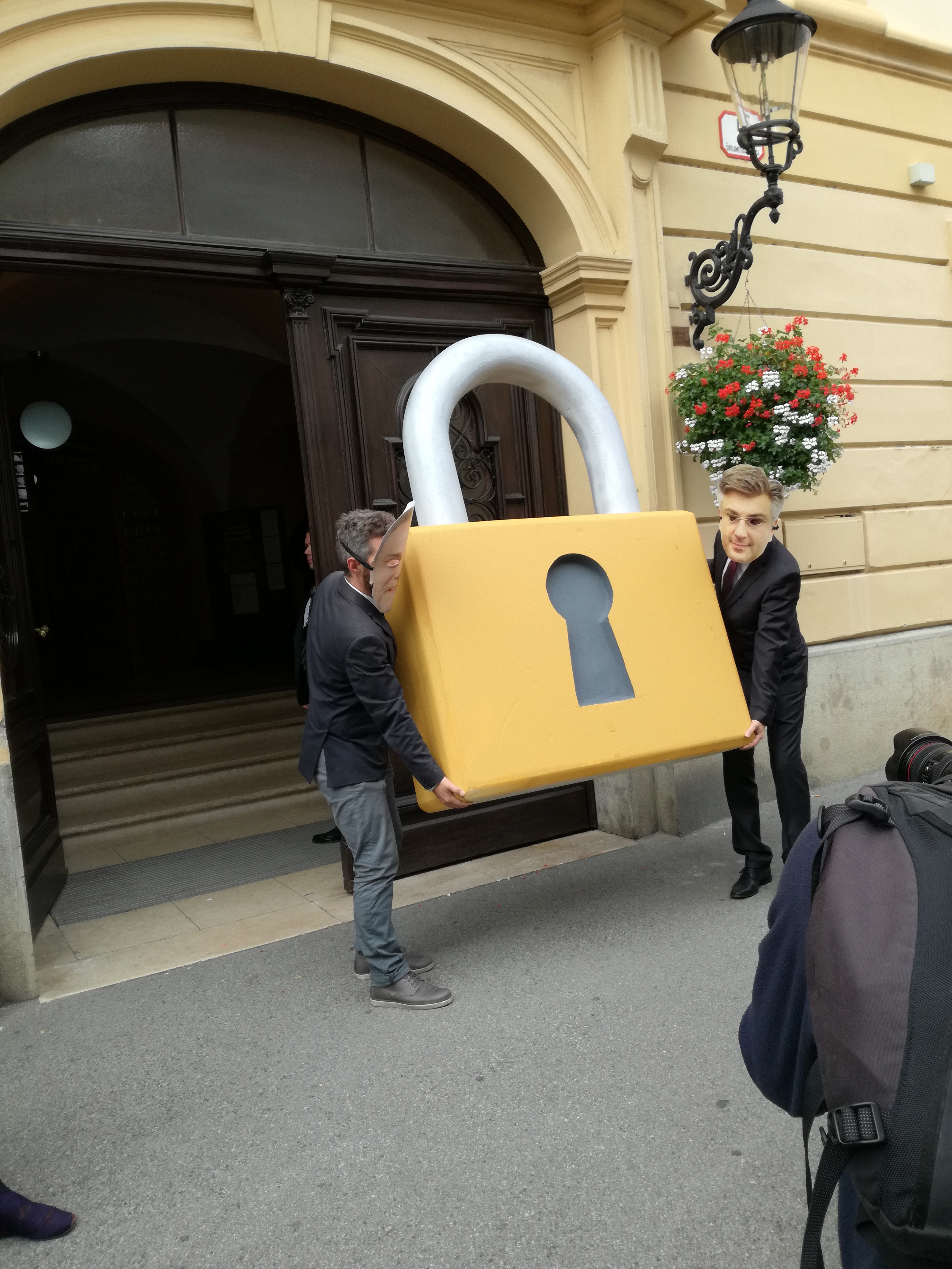 Prosvjedna akcija u Zagrebu