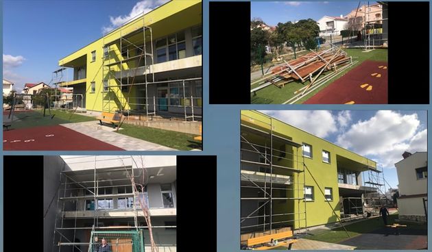 U tijeku radovi na postavljanju nove ograde na zgradi dječjeg vrtića u Pagu