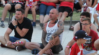 Bibinje: Navijanje za Vatrene i fešta nakon pobjede nad Engleskom