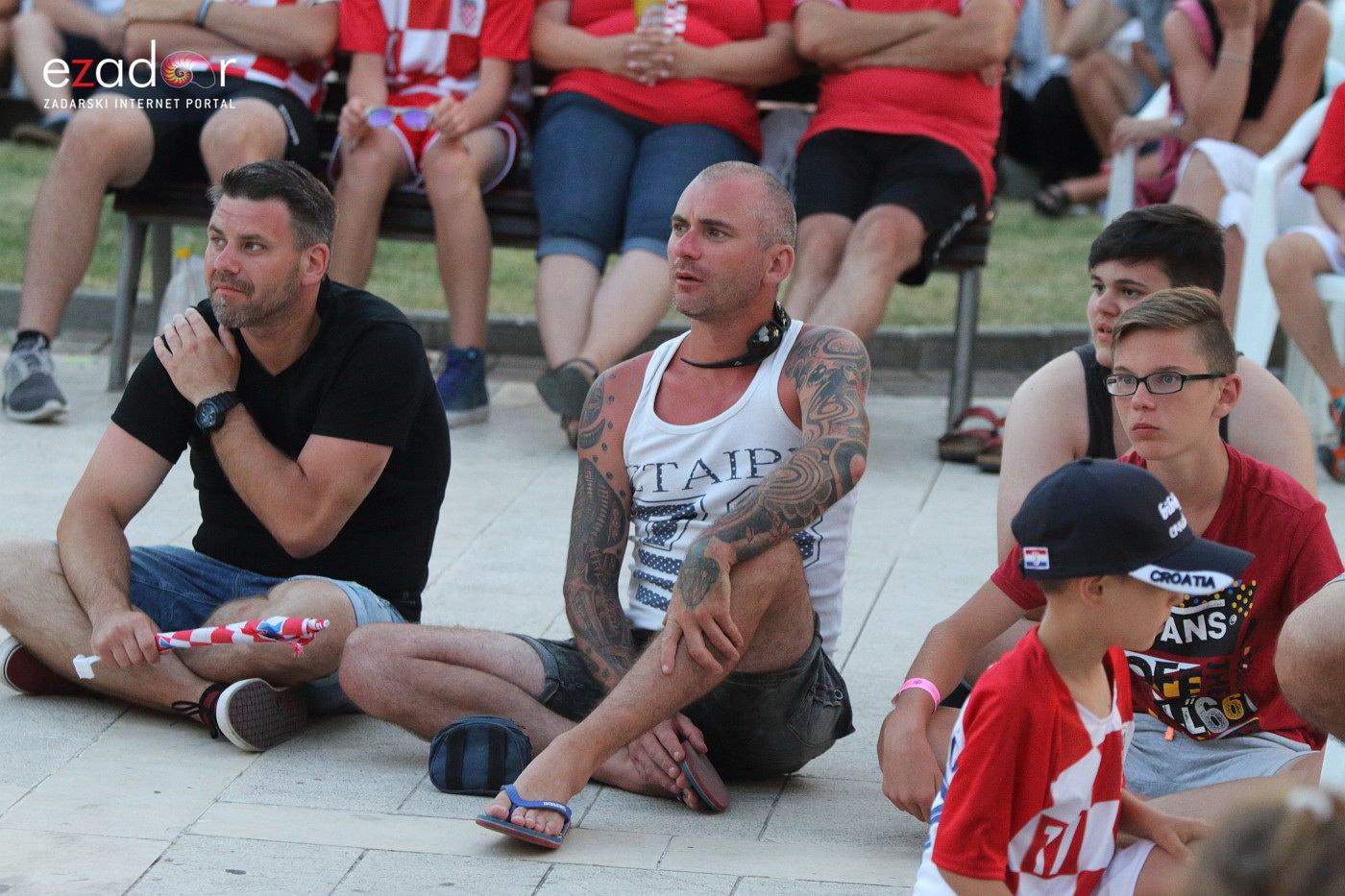 Bibinje: Navijanje za Vatrene i fešta nakon pobjede nad Engleskom