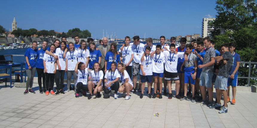 Sudionici 1. Prvenstva osnovnih škola grada Zadra u veslanju Sudionici 1. Prvenstva osnovnih škola grada Zadra u veslanju