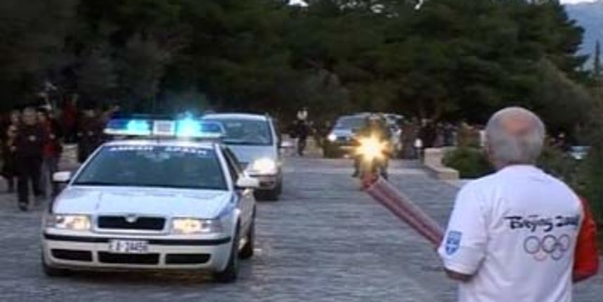 Olimpijska baklja (Foto: HTV) Olimpijska baklja (Foto: HTV)