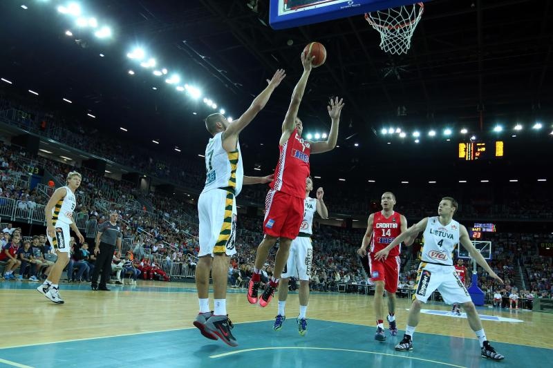 Arena Zagreb, Pripremna košarkaška utakmica Hrvatska – Litva 94-80, Foto: alibor Urukalović/PIXSELL