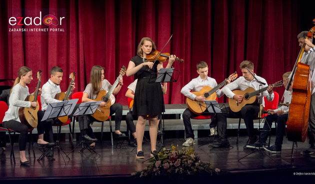 HNK Zadar: Godišnji koncert učenika glazbenog odjela Glazbene škole Blagoje Bersa