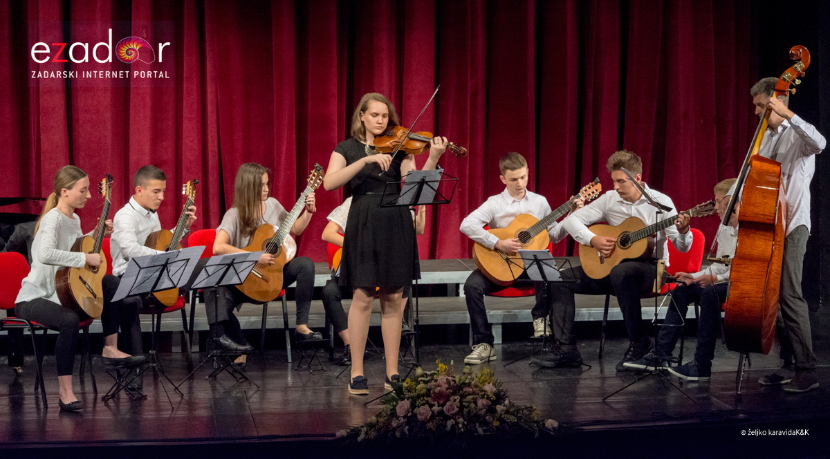 HNK Zadar: Godišnji koncert učenika glazbenog odjela Glazbene škole Blagoje Bersa