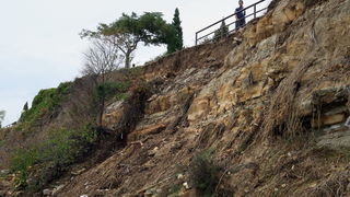 Zadar, 020912.
Nakon jucerasnjeg kisnog dana i danas se zbrajaju stete. Na arbanaskom setalistu Karma doslo je i do nekoliko odrona, a na jednom djelu ugrozena je setnica i sigurnost setaca.
Na fotografiji: prizor na mjestu odrona.
Foto: Jure Miskovic / C Zadar, 020912.
Nakon jucerasnjeg kisnog dana i danas se zbrajaju stete. Na arbanaskom setalistu Karma doslo je i do nekoliko odrona, a na jednom djelu ugrozena je setnica i sigurnost setaca.
Na fotografiji: prizor na mjestu odrona.
Foto: Jure Miskovic / C