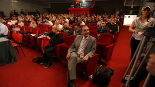 Zadar, 270413.
Narodno kazaliste, Siroka ulica. Zadar je po prvi put domacin Prvenstva Hrvatske u bodybuildingu i fitnessu u organizaciji BBK Hulk. Prvenstvo se odrzalo u HNK Zadar. 
Foto: Jure Miskovic / CROPIX