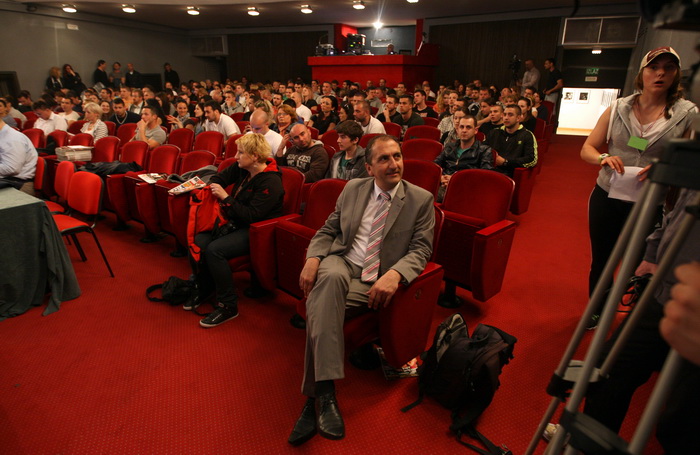 Zadar, 270413.
Narodno kazaliste, Siroka ulica. Zadar je po prvi put domacin Prvenstva Hrvatske u bodybuildingu i fitnessu u organizaciji BBK Hulk. Prvenstvo se odrzalo u HNK Zadar. 
Foto: Jure Miskovic / CROPIX