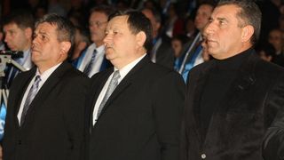 Grad Biograd na moru odrzao je svecanu sjednicu na kojoj su urucene zahvalnice zasluznim gradjanima. Sjednici su nazocili i generali Ante Gotovina i Mladen Markac koji je proglasen za pocasnog gradjanina. Photo: Dino Stanin/PIXSELL