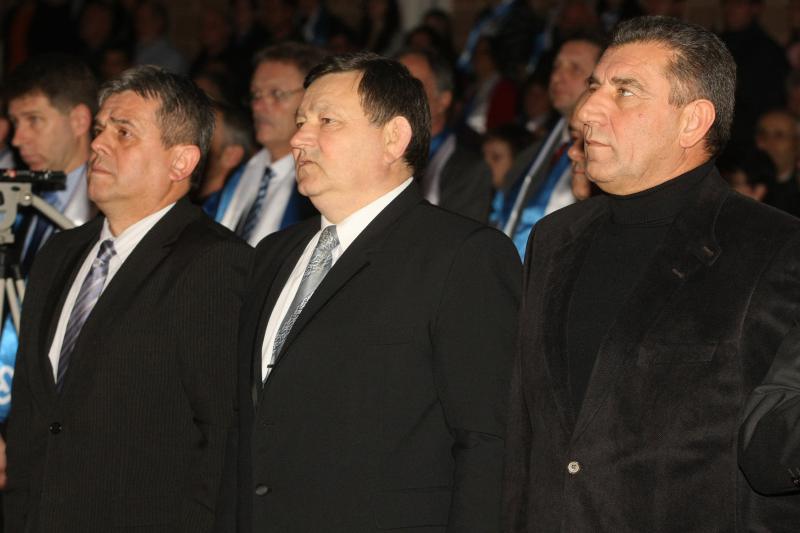 Grad Biograd na moru odrzao je svecanu sjednicu na kojoj su urucene zahvalnice zasluznim gradjanima. Sjednici su nazocili i generali Ante Gotovina i Mladen Markac koji je proglasen za pocasnog gradjanina. Photo: Dino Stanin/PIXSELL