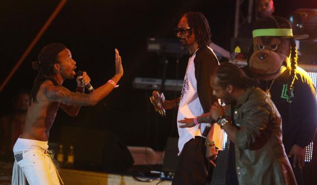 10.07.2013., Novalja – Americki reper Snoop Dogg, odnosno Snoop Lion, nastupio je u prepunom klubu Papaya na Zrcu u sklopu Fresh Island festivala. Photo: Filip Brala/PIXSELL