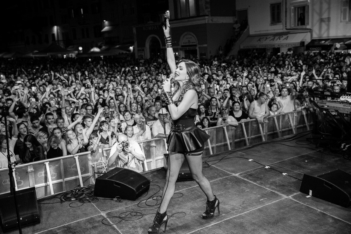 Severina u Rovinju, Foto: Daniel Cerin i Dalibor Talajić Severina u Rovinju, Foto: Daniel Cerin i Dalibor Talajić