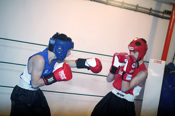 Javni sparing u boksačkom klubu Zlatna rukavica (foto:Saša Čuka)