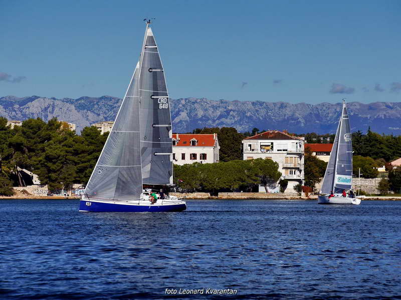 Zadarska Koka 2016. gledana s mora. Foto: Leonard Kvarantan Zadarska Koka 2016. gledana s mora. Foto: Leonard Kvarantan