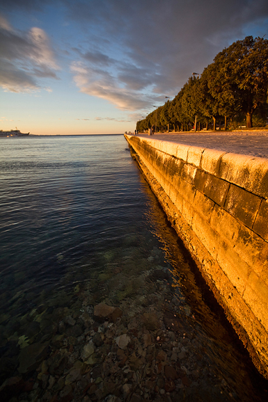 Zadarski suton 7. siječnja 2013. (foto:Saša Čuka)