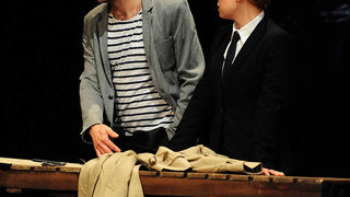 Zadar, 24.04.2013. snimio: Nenad Marčev 
dramska pretplata 
Kazalište PLAYDRAMA, Split 
Jeffrey Hatcher 
PICASSO 
redateljica: Nenni Delmestre 
igraju: Elvis Bošnjak, Lana Helena Hulenić 
Velika dvorana HNK Zadar