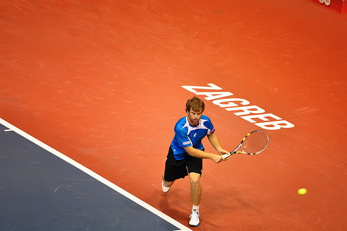 ATP Zagreb: Karlović – Kavčić 2-0, Foto: Andro Marčev ATP Zagreb: Karlović – Kavčić 2-0, Foto: Andro Marčev