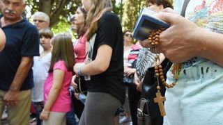 Visovac: Svečano misno slavlje povodom blagdana Gospe od Anđela, Photo: Hrvoje Jelavic/PIXSELL