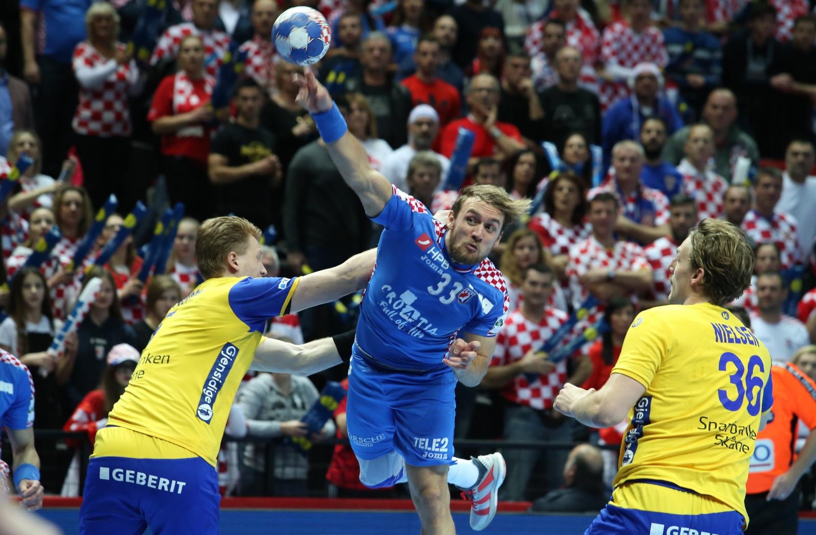 Spaladium Arena, Split – Europsko rukometno prvenstvo, skupina A, 3. kolo, Hrvatska – Švedska