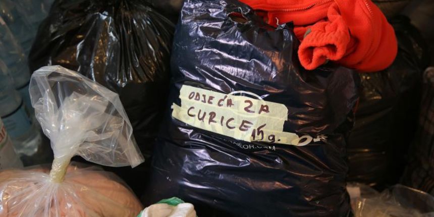 19.05.2014., Zadar – Studenti zadarskog Sveucilista prikupili su velik broj donacija namjenjenih za stanovnike poplavljenih podrucja. Photo: Filip Brala/PIXSELL 19.05.2014., Zadar – Studenti zadarskog Sveucilista prikupili su velik broj donacija namjenjenih za stanovnike poplavljenih podrucja. Photo: Filip Brala/PIXSELL