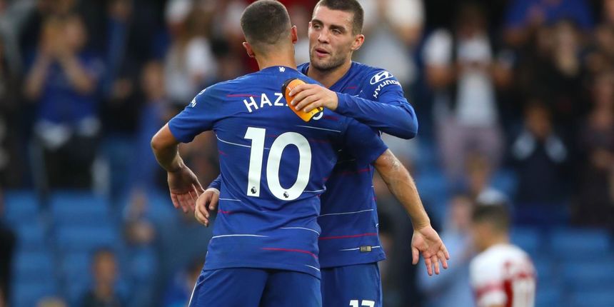 Eden Hazard i Mateo Kovačić