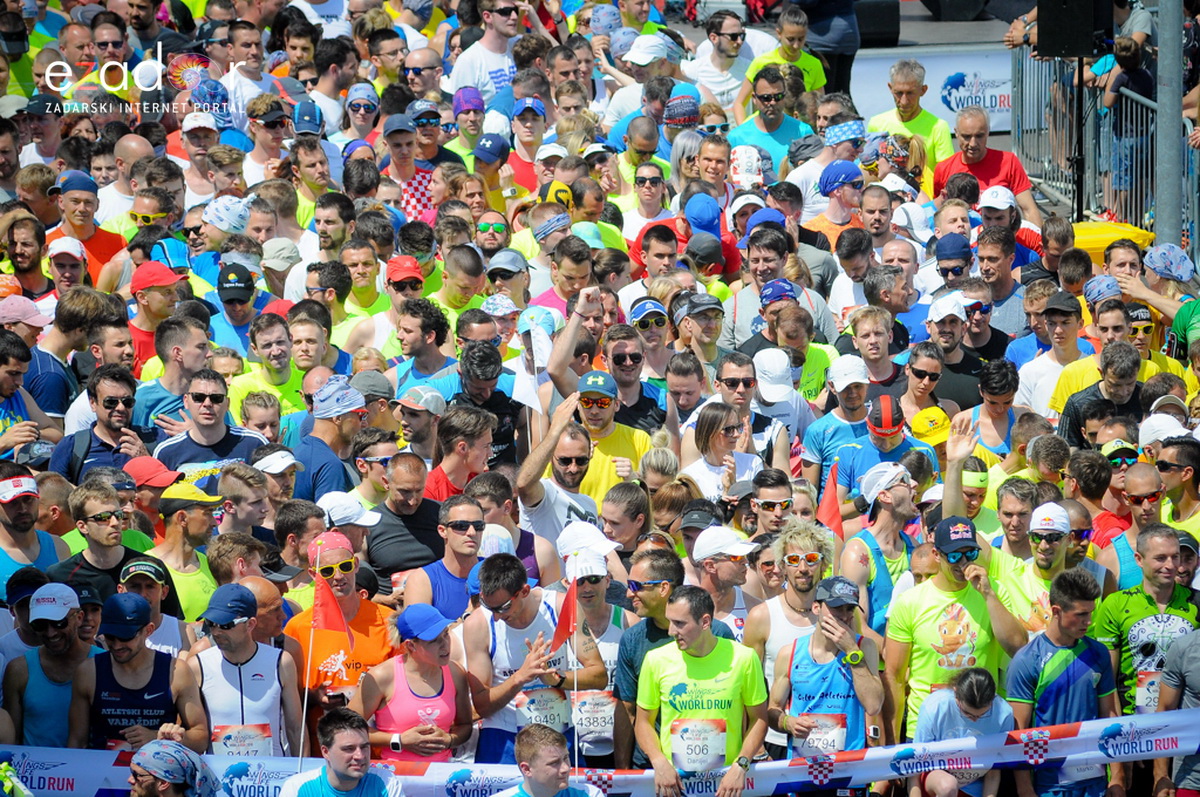 Start utrke Wings for Life World Run Zadar 2018.