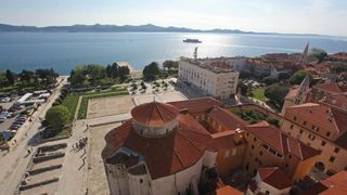 Zadar: Panoramski pogled na grad sa zvonika svete Stošije, foto: Filip Brala/PIXSELL