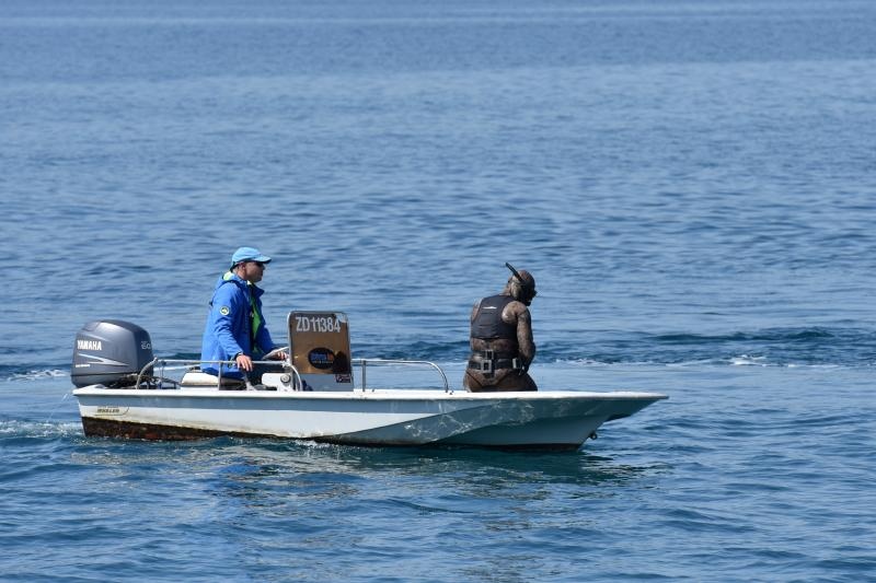 4. Dive In festival zapoceo je danas na rivi. Akcija ciscenja podmorja. Photo: Dino Stanin/PIXSELL