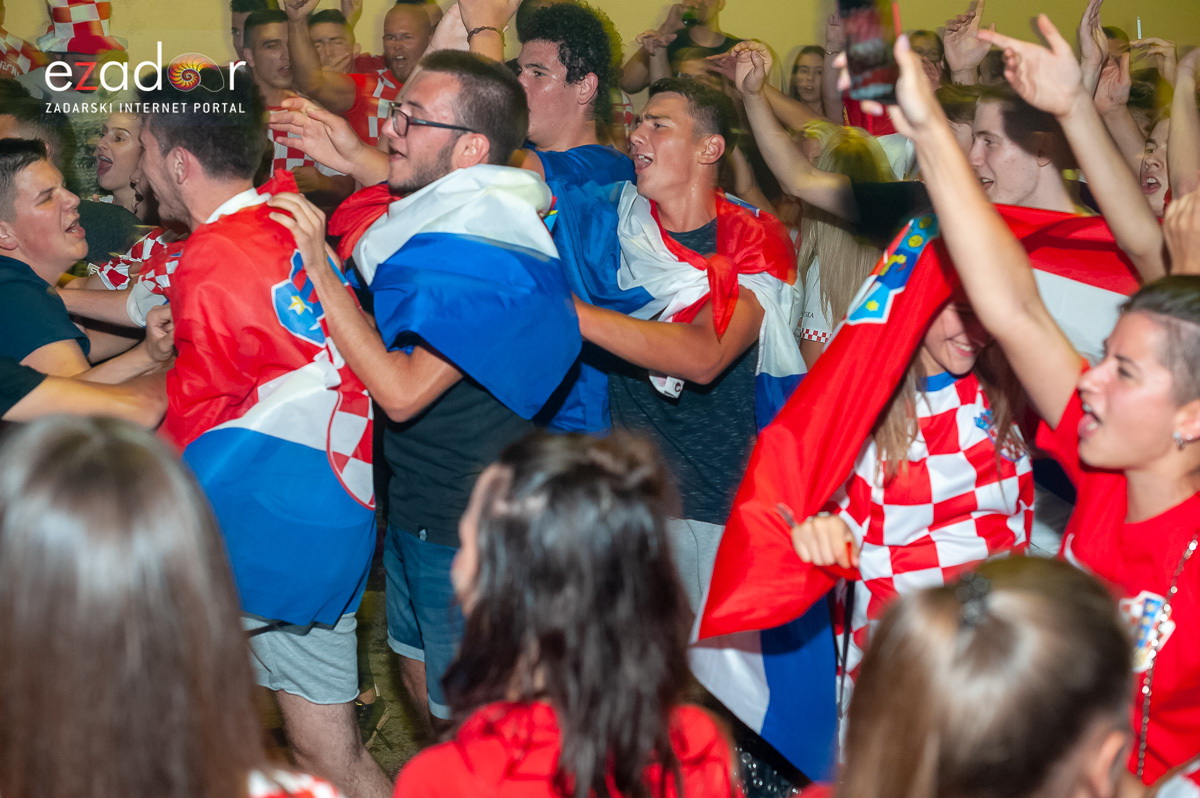 Zadar je gorio: Velika fešta nakon plasmana Vatrenih u finale Svjetskog prvenstva