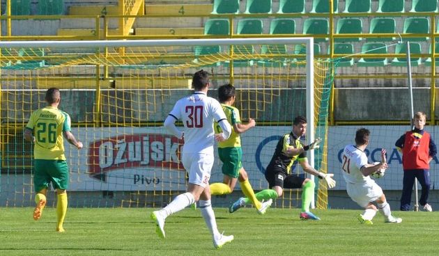 03.4.2014., stadion Aldo Drosina, Pula – MAXtv 1. HNL, 27. kolo, NK Istra 1961 – Zagreb. Valentino Stepcic. Photo: Dusko Marusic/PIXSELL