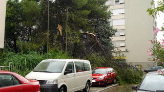 18.7.2009. Posljedice nevremena u ul. F. Tudjmana i B.J.Jelacica u Zadru 18.7.2009. Posljedice nevremena u ul. F. Tudjmana i B.J.Jelacica u Zadru