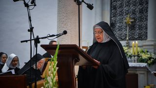 Nadbiskup Puljić predvodio svečano misno slavlje u crkvi. sv. Marije u sklopu obilježavanja 950. obljetnice spomena samostana. Foto: Iva Perinčić