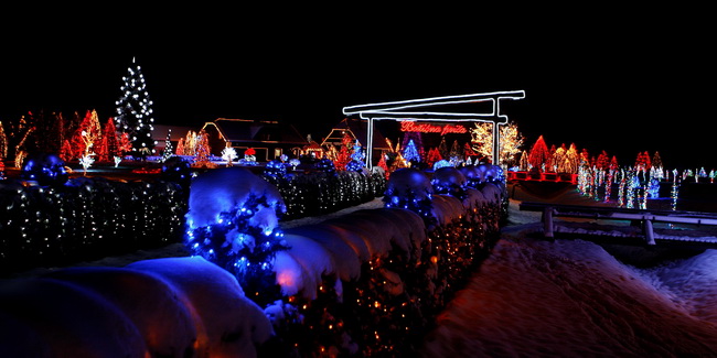 Cazma, 161209.
Grabovnica pokraj Cazme – Bozicna prica obitelji Salaj.
Zlatko Salaj ukrasio je i ove godine cijelo imanje s oko 1 milijun lampica. 
Za posjetitelje ce imanje biti otvoreno od subote 19.12. – 06. sijecnja od 17 h -21h. 
Foto: Goran Mehkek /