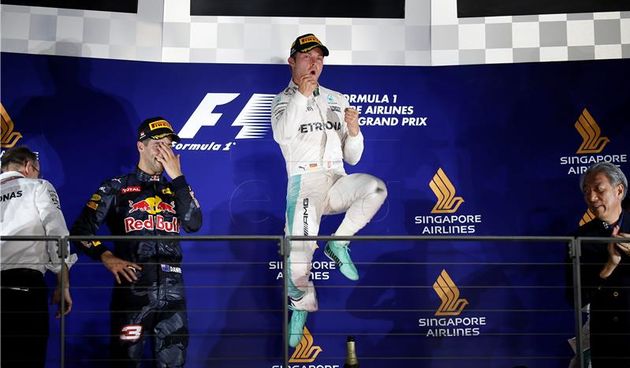 Nico Rosberg pobjednik VN Singapura. Foto: Hina