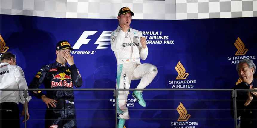 Nico Rosberg pobjednik VN Singapura. Foto: Hina
