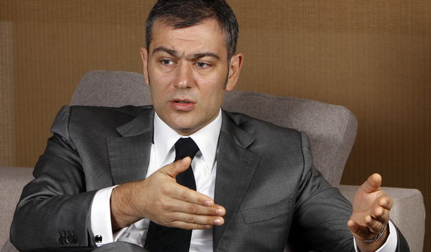 Koprivnica, 140110.
Emil Tedeschi sef Atlantic grupe najavljuje preuzimanje Podravke.
Na slici: Emil Tedeschi. 
Foto: Nikola Wolf / CROPIX