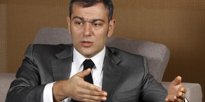 Koprivnica, 140110.
Emil Tedeschi sef Atlantic grupe najavljuje preuzimanje Podravke.
Na slici: Emil Tedeschi. 
Foto: Nikola Wolf / CROPIX