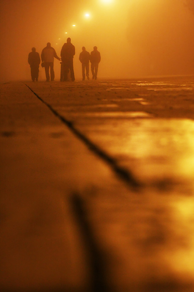 Zadarska večer u magli 8. veljače (foto:Saša Čuka)