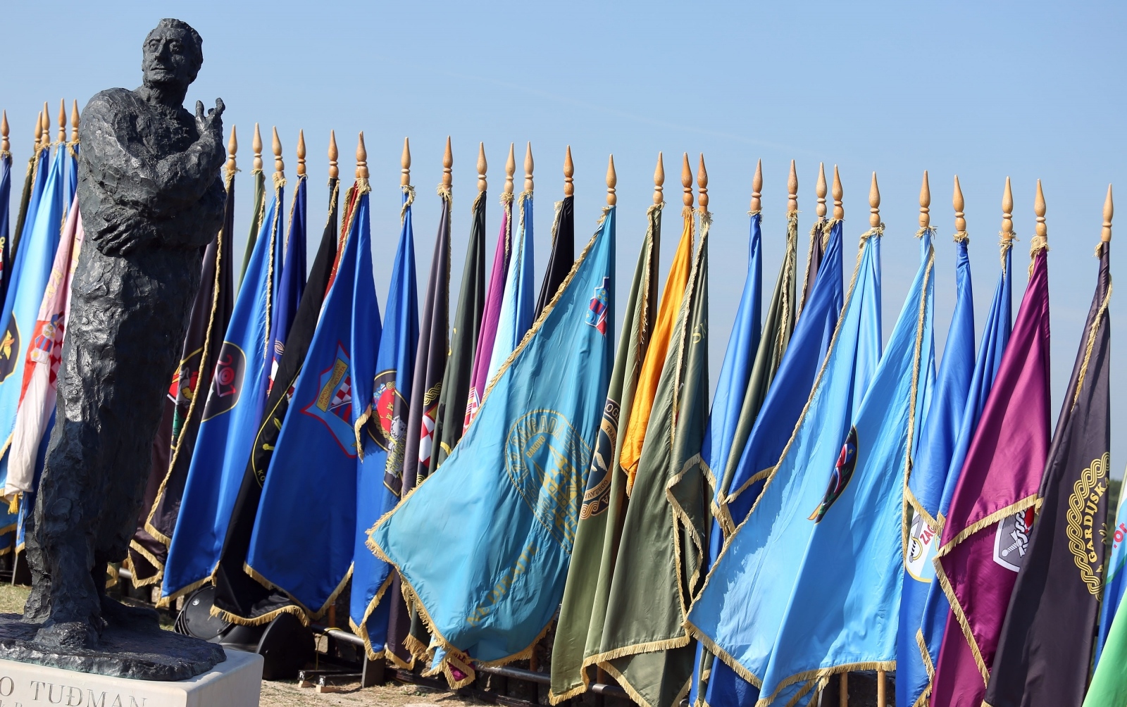 Generalna proba na kninskoj tvrđavi uoči svečane proslave 23. obljetnice VRO Oluja