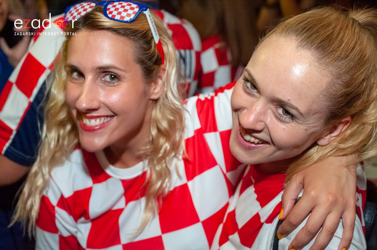 Zadar je gorio: Velika fešta nakon plasmana Vatrenih u finale Svjetskog prvenstva