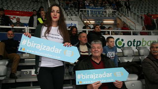 Košarkaši i navijači KK Zadar podržali akciju #birajzadar Košarkaši i navijači KK Zadar podržali akciju #birajzadar