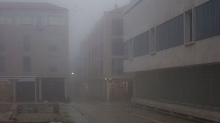 Zadar, magla svuda oko nas