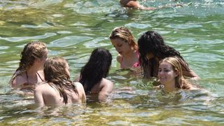 Vrelo ljeto u Nacionalnom parku Krka, hlađenje u Skradinskom buku. Photo: Hrvoje Jelavić/PIXSELL Vrelo ljeto u Nacionalnom parku Krka, hlađenje u Skradinskom buku. Photo: Hrvoje Jelavić/PIXSELL