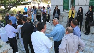 Delegacija Južnomoravske regije u posjeti otoku Viru Delegacija Južnomoravske regije u posjeti otoku Viru