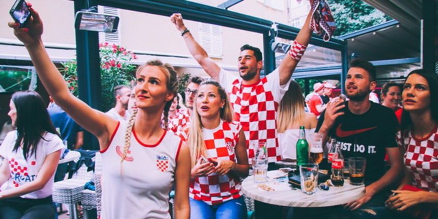 Euro 2016: Utakmica između Hrvatske i Češke gledala se u brojnim zadarskim lokalima i kafićima.